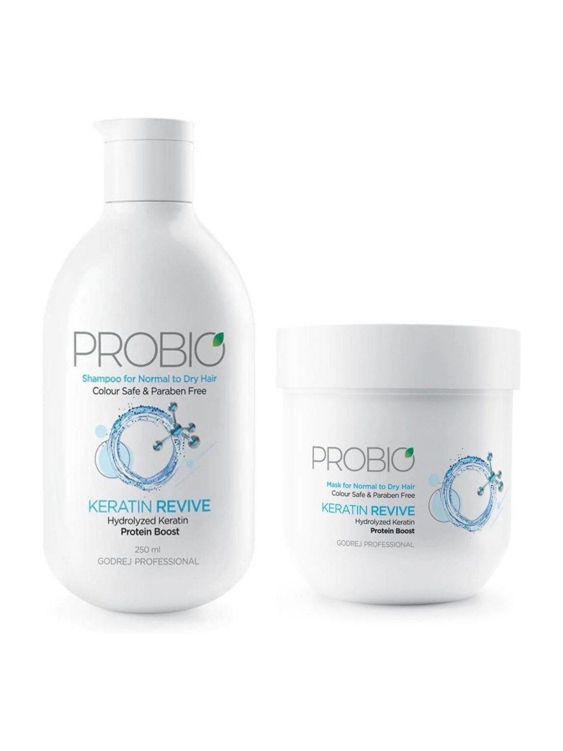 Image of Godrej Professional Probio Keratin Rich shampoo for normal to dry hair (1000 ml)