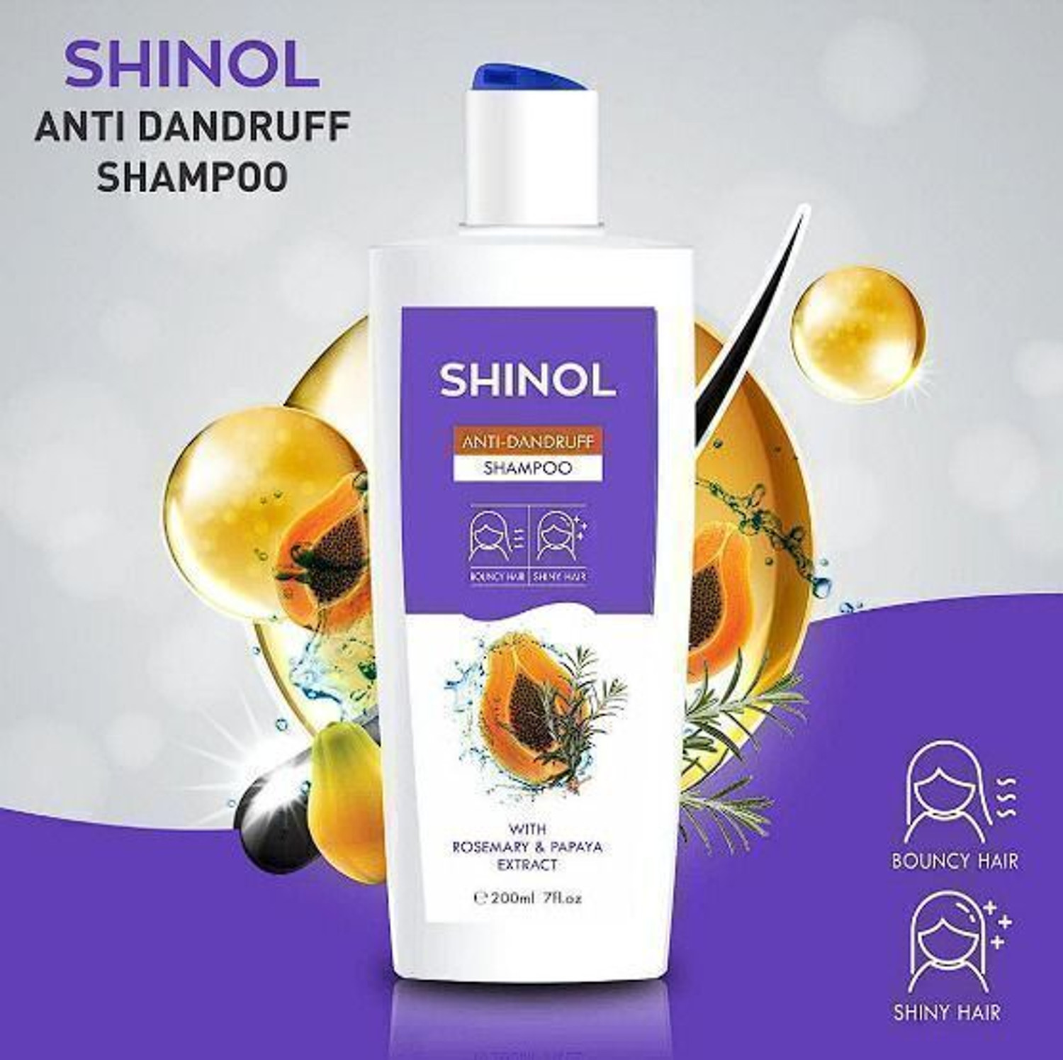 RCM SHINOL Anti-Dandruff Shampoo 200 ml - Image 5