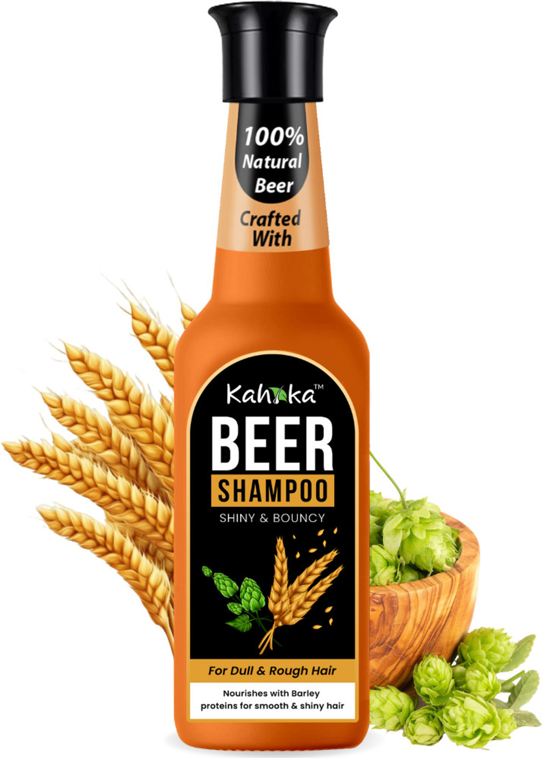 Image of PARK AVENUE Beer Shampoo Shiny & Bouncy (350 ml)