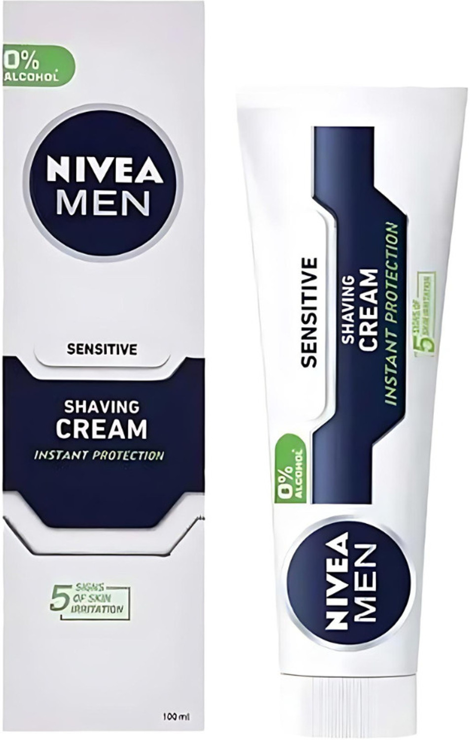 Image of NIVEA Men Sensitive Shaving Cream (Pack of 2) (100 ml)