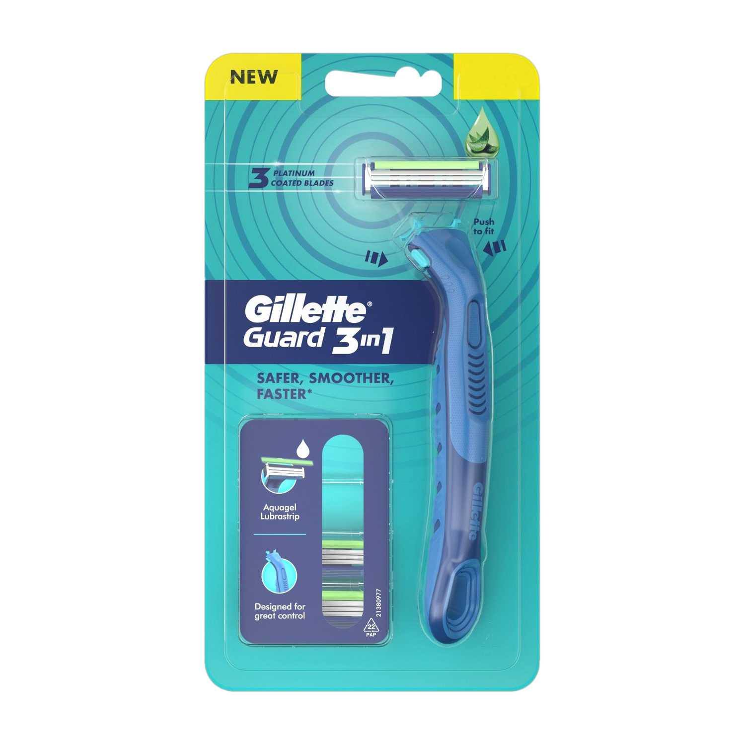 Image of LetsShave Intimate Razor for Men, Use & Throw Waterproof Pubic Hair & Groin Grooming, Men (Pack of 3)