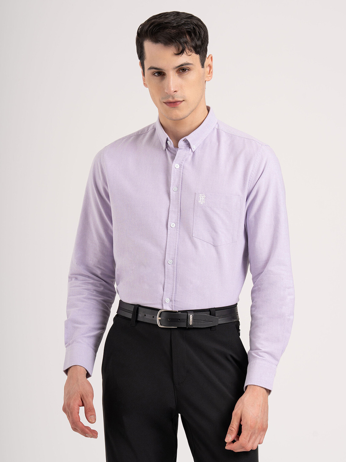 Image of U.S. POLO ASSN. Men Regular Fit Checkered Spread Collar Casual Shirt