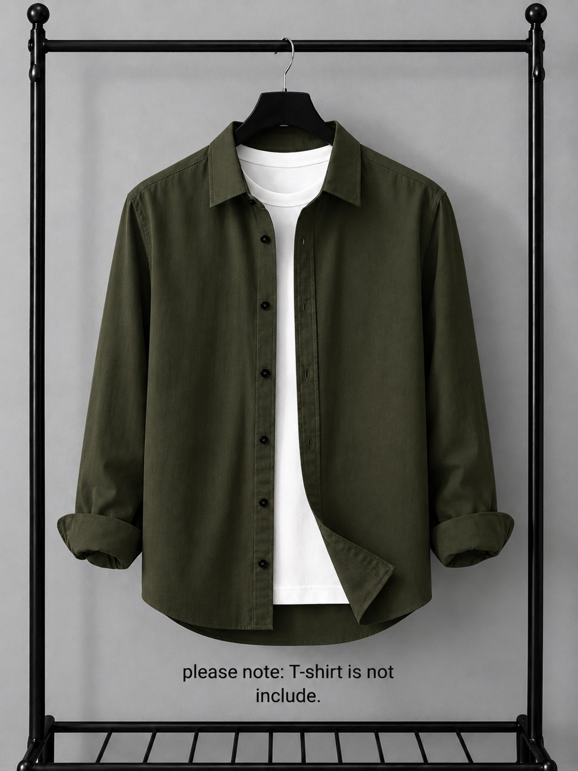 Marmic Fab Men Dark Green Casual Shirt - Image 4