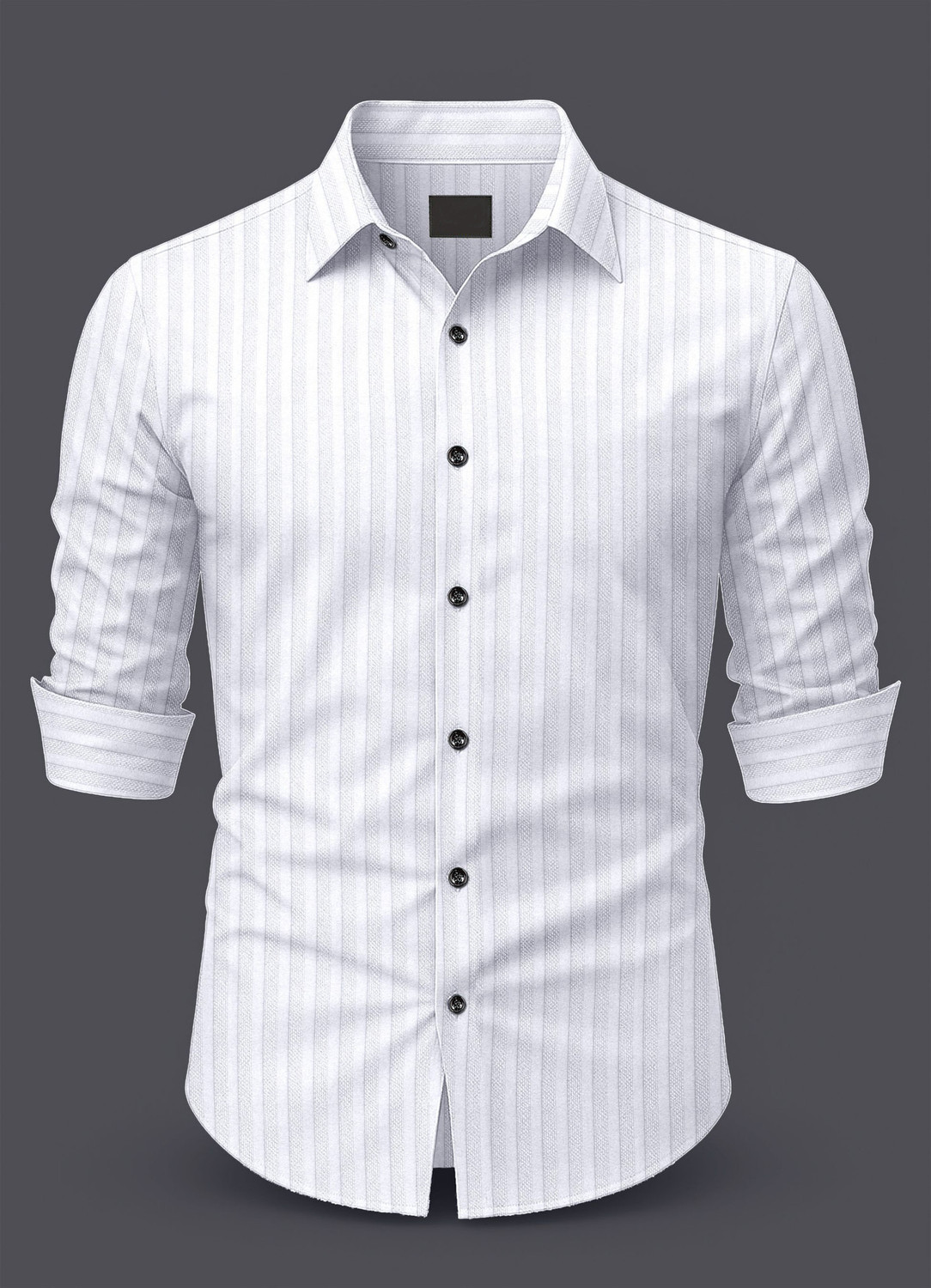Image of clinch fashion Men Regular Fit Self Design Slim Collar Casual Shirt