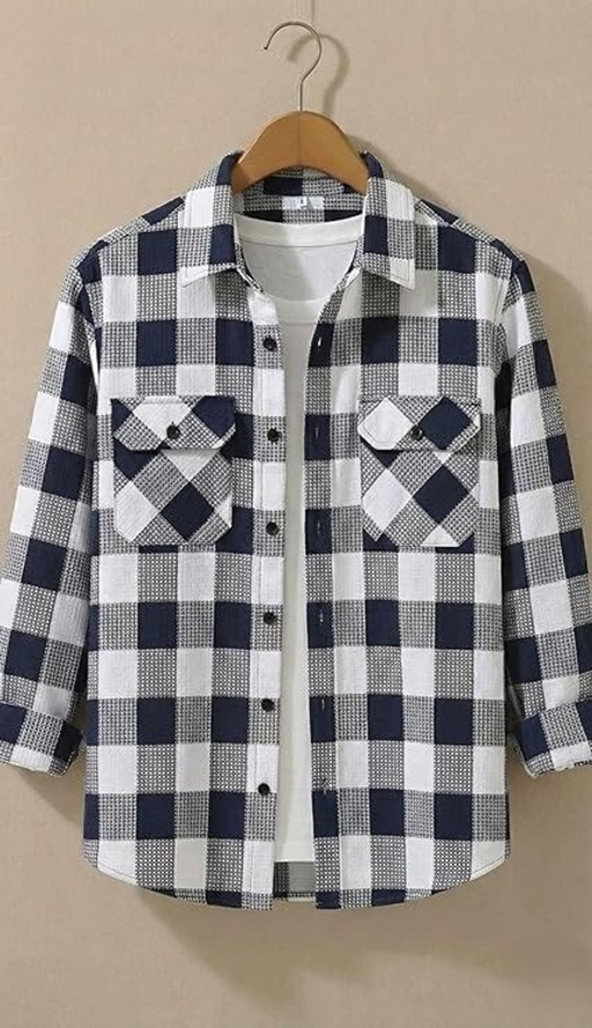 Image of COMBRAIDED Men Regular Fit Striped Casual Shirt