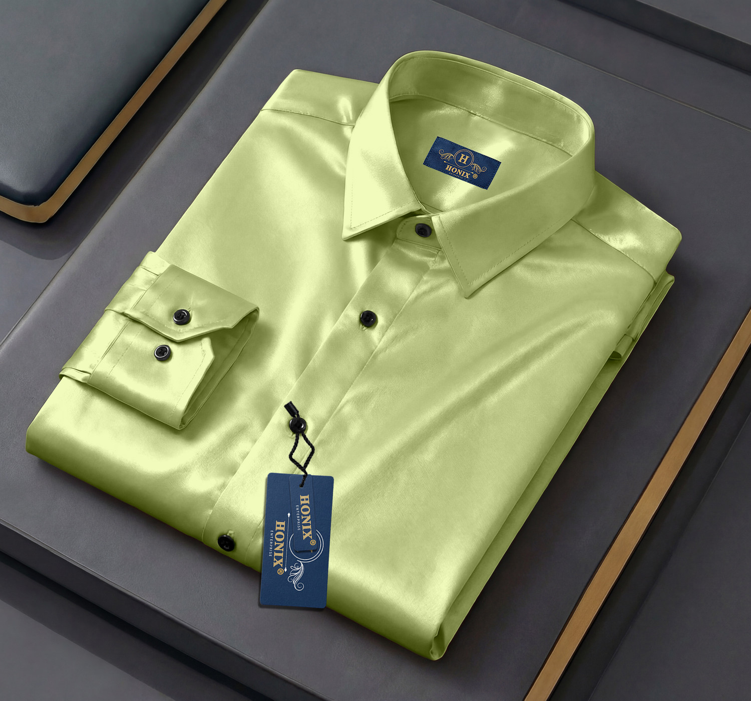 Image of SJSilk Men Regular Fit Solid Formal Shirt