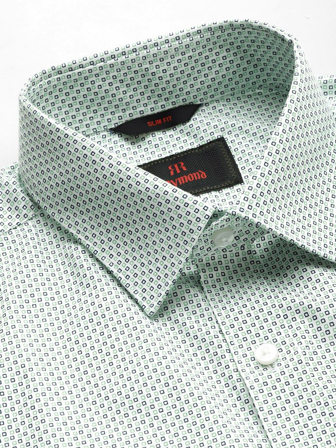Image of Raymond Men Slim Fit Printed Formal Shirt