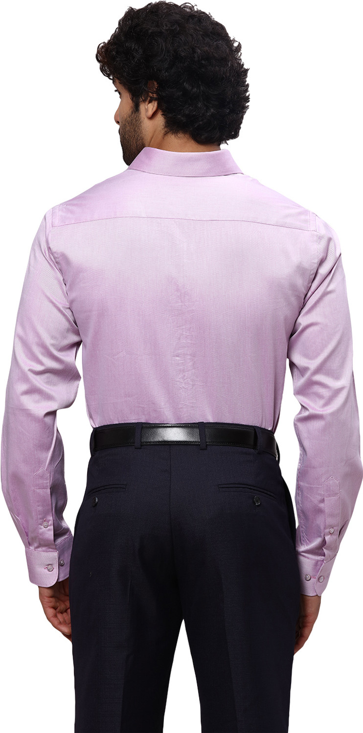 Image of Raymond Men Slim Fit Solid Formal Shirt