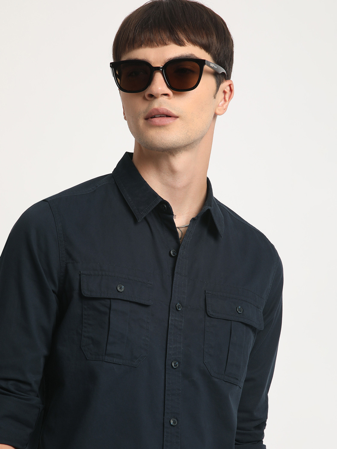 THE BEAR HOUSE Men Slim Fit Casual Shirt - Image 1