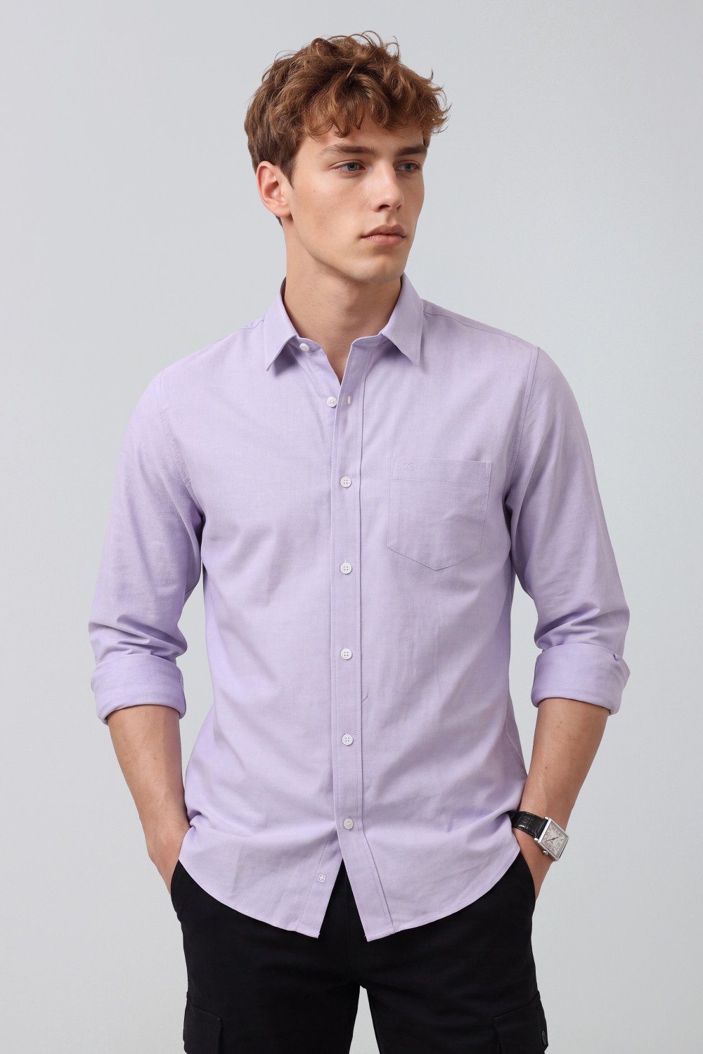 Peter England Men Purple Casual Shirt - Image 6