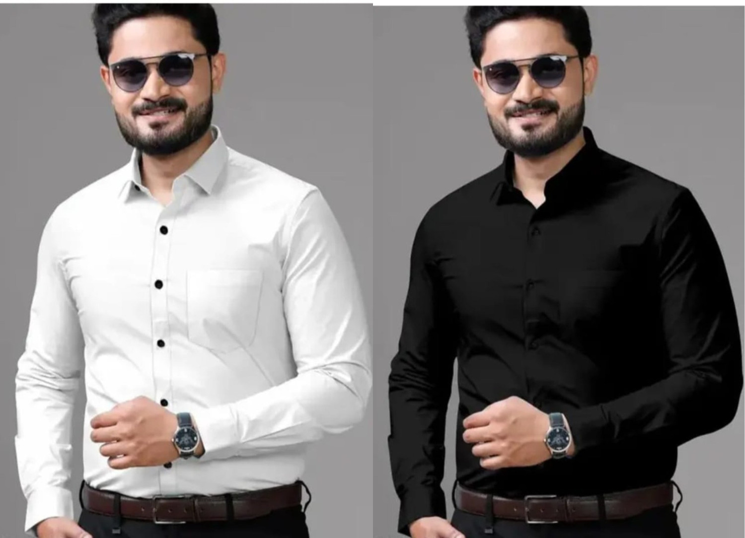 Image of EVERSHYNE TREND Men Regular Fit Striped Casual Shirt