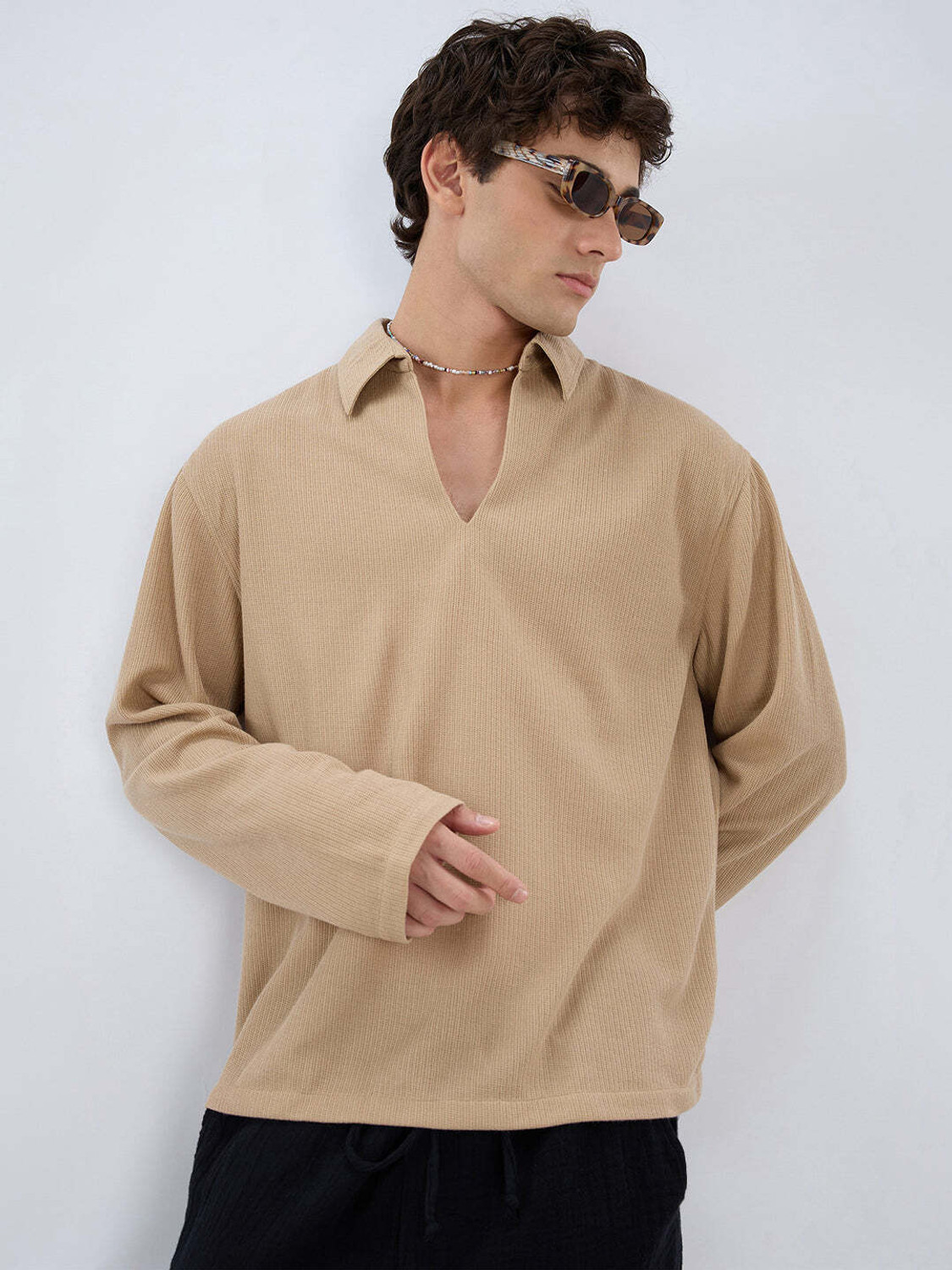 VASTRADO Men Oversized Fit Casual Shirt - Image 1