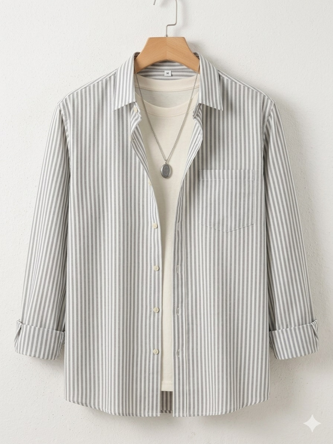METRONAUT Men Regular Fit Striped Shirt - Image 1