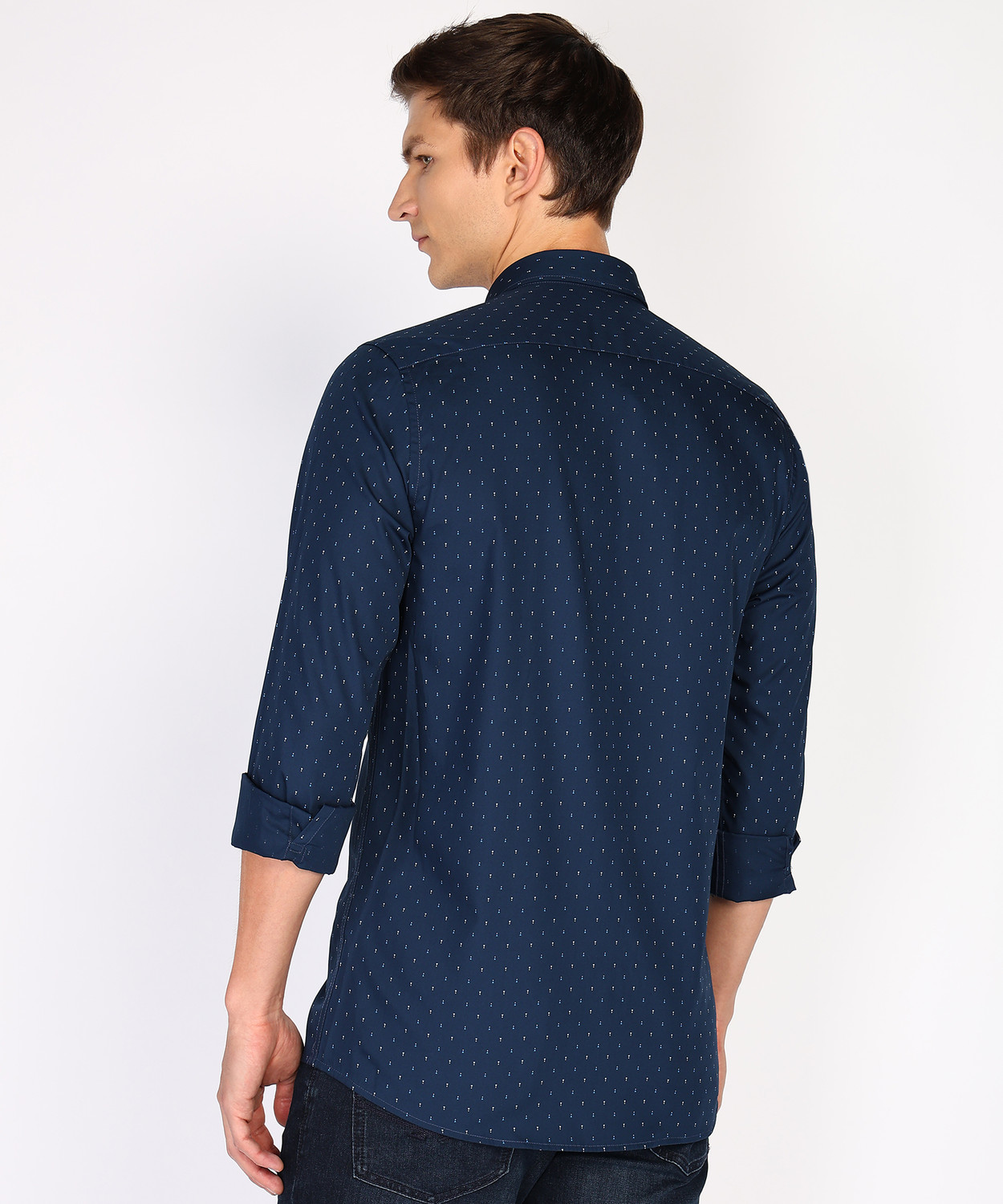 Image of PETER ENGLAND Men Slim Fit Printed Casual Shirt