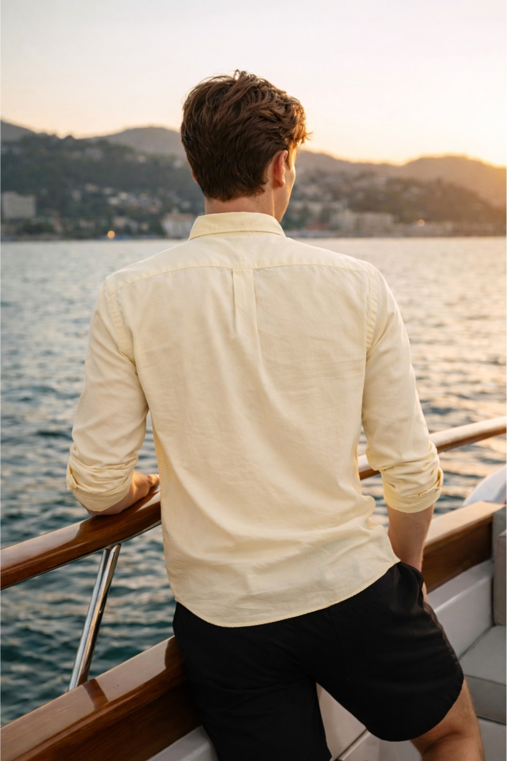 Louis Philippe Men Yellow Casual Shirt - Image 5