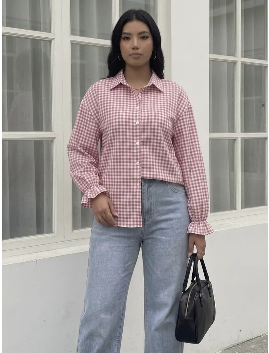 Image of Yuvraj Apparels Women Comfort Fit, Comfort Fit Solid Spread Collar Party Shirt