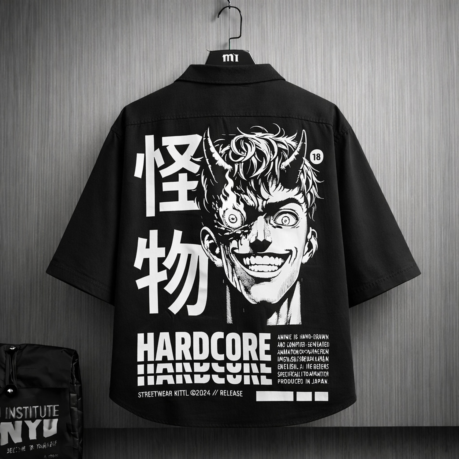 SHABIB Men Oversized Graphic Print Shirt - Image 1