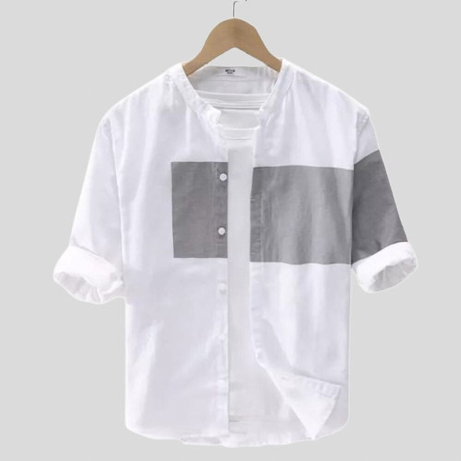 Image of EVERSHYNE TREND Men Regular Fit Striped Casual Shirt
