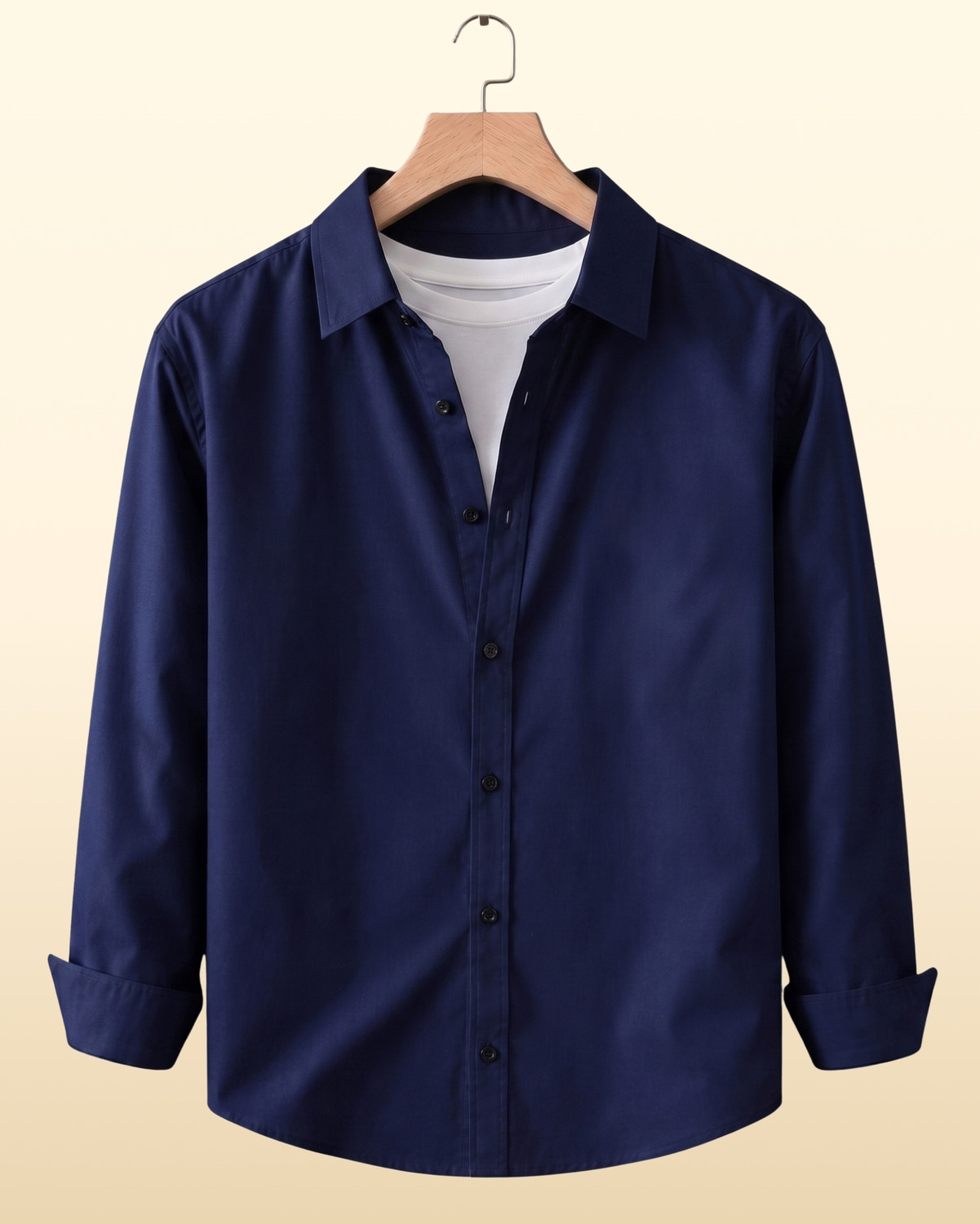 Image of Colix Men Regular Fit Solid Spread Collar Casual Shirt (Pack of 3)