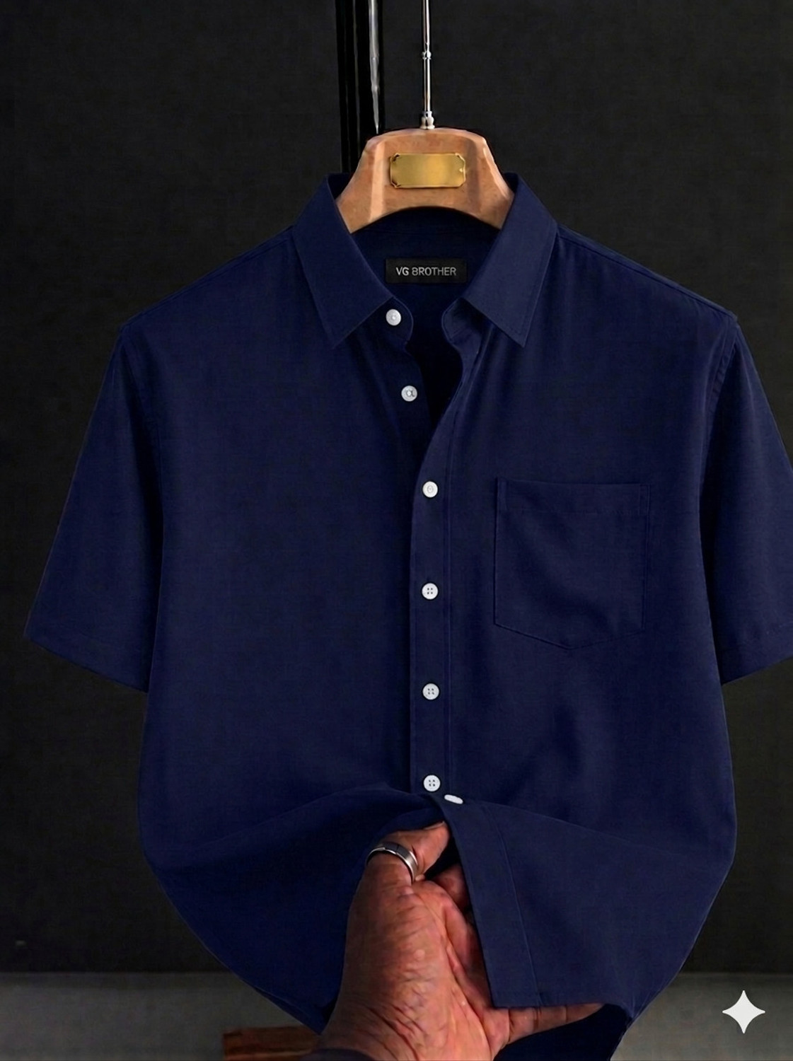 Image of Trishiv Men Regular Fit Striped Cut Away Collar Casual Shirt