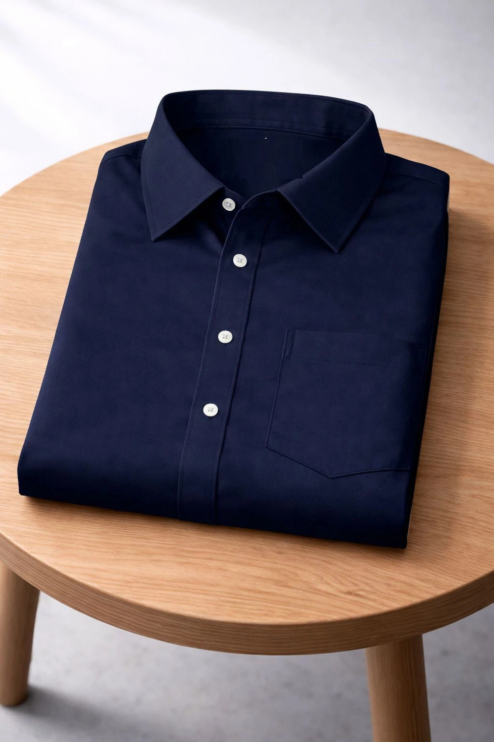 Image of PROBEX INTERNATIONAL Men Regular Fit Solid Spread Collar Formal Shirt