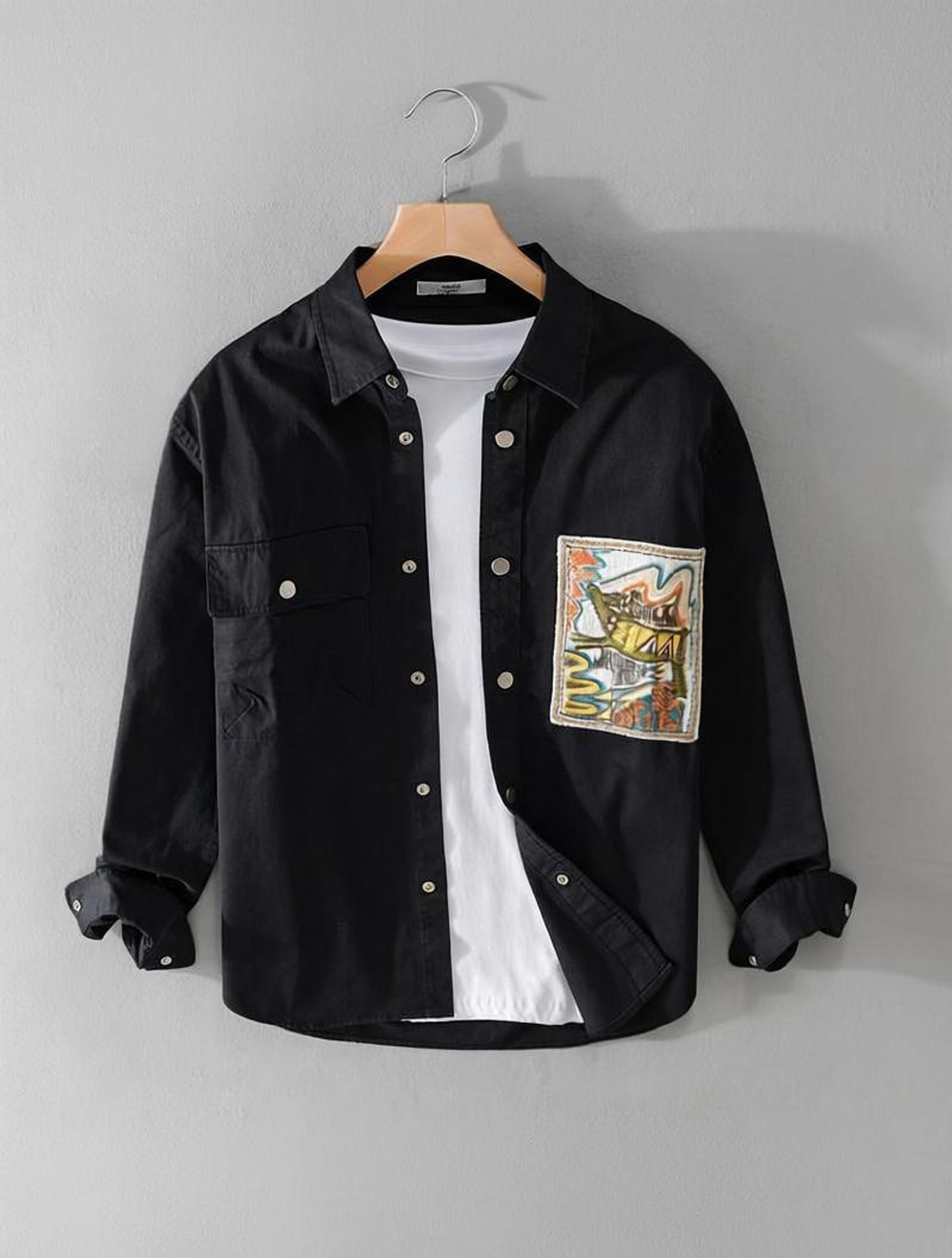 Nortex Men Black Casual Shirt - Image 1