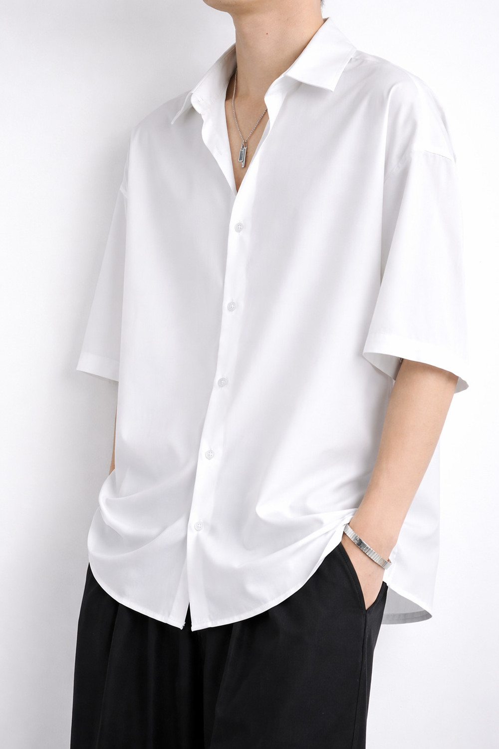 Asta Moda Men Oversized Fit Casual Shirt - Image 1