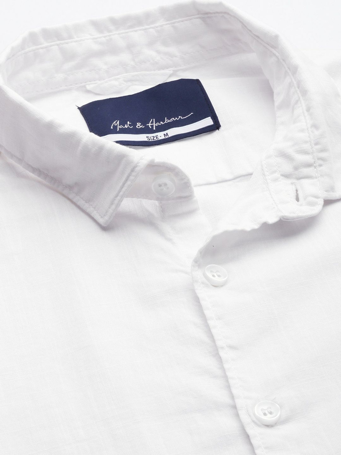 Image of Mast & Harbour Men Regular Fit Dyed /Ombre Spread Collar Casual Shirt