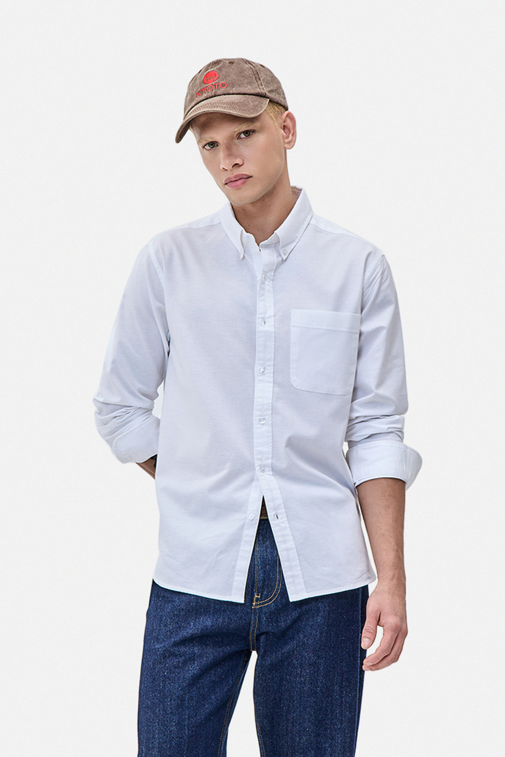 Snitch Men Regular Fit Solid Spread Collar Casual Shirt - Image 1