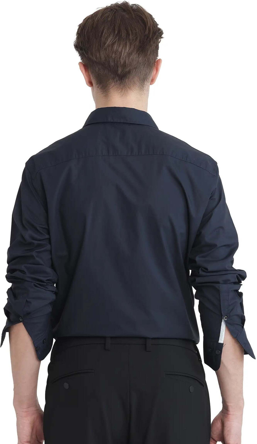 Image of RARE RABBIT Men Regular Fit Solid Casual Shirt