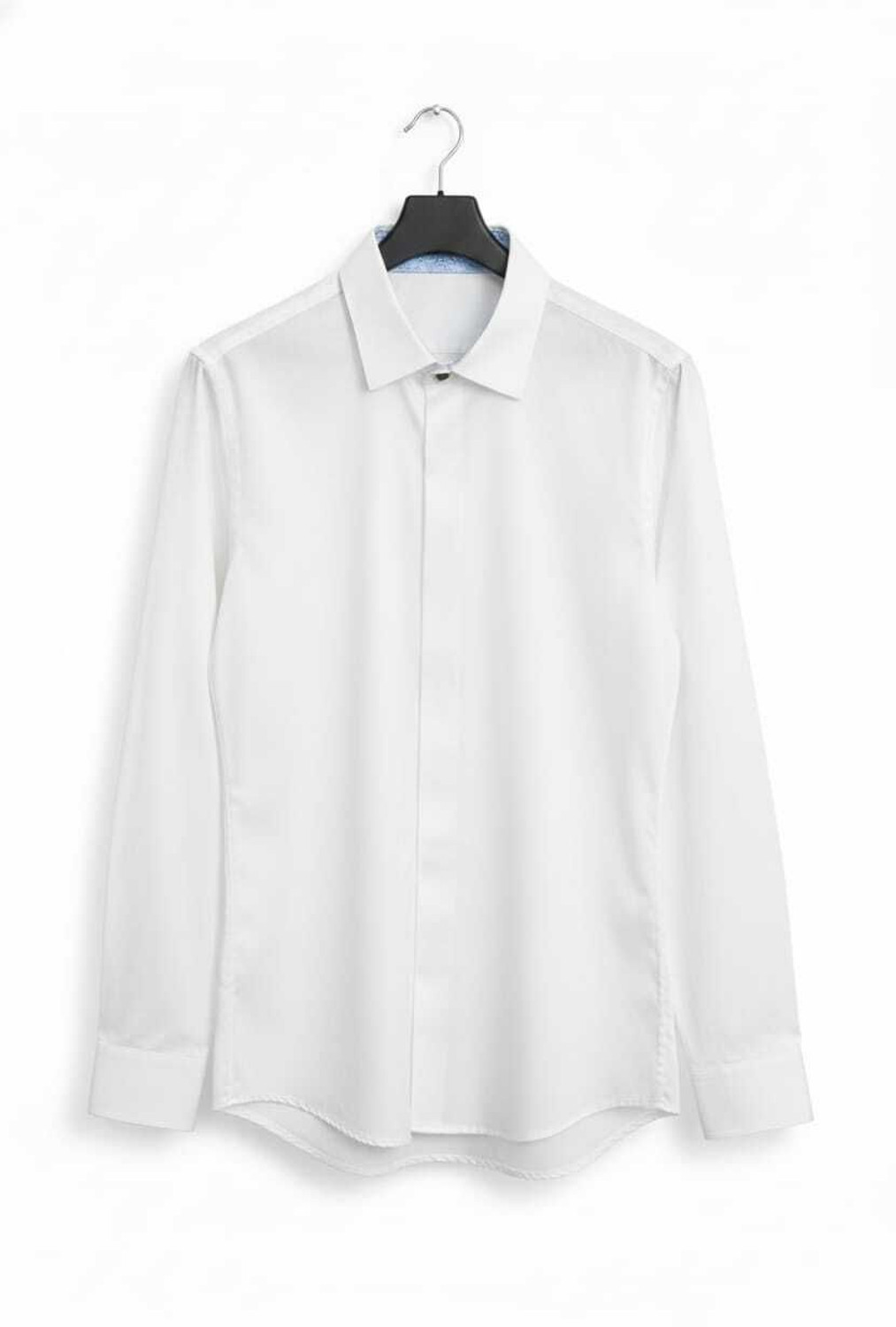 Image of Casual Crave Men Slim Fit Solid Spread Collar Formal Shirt