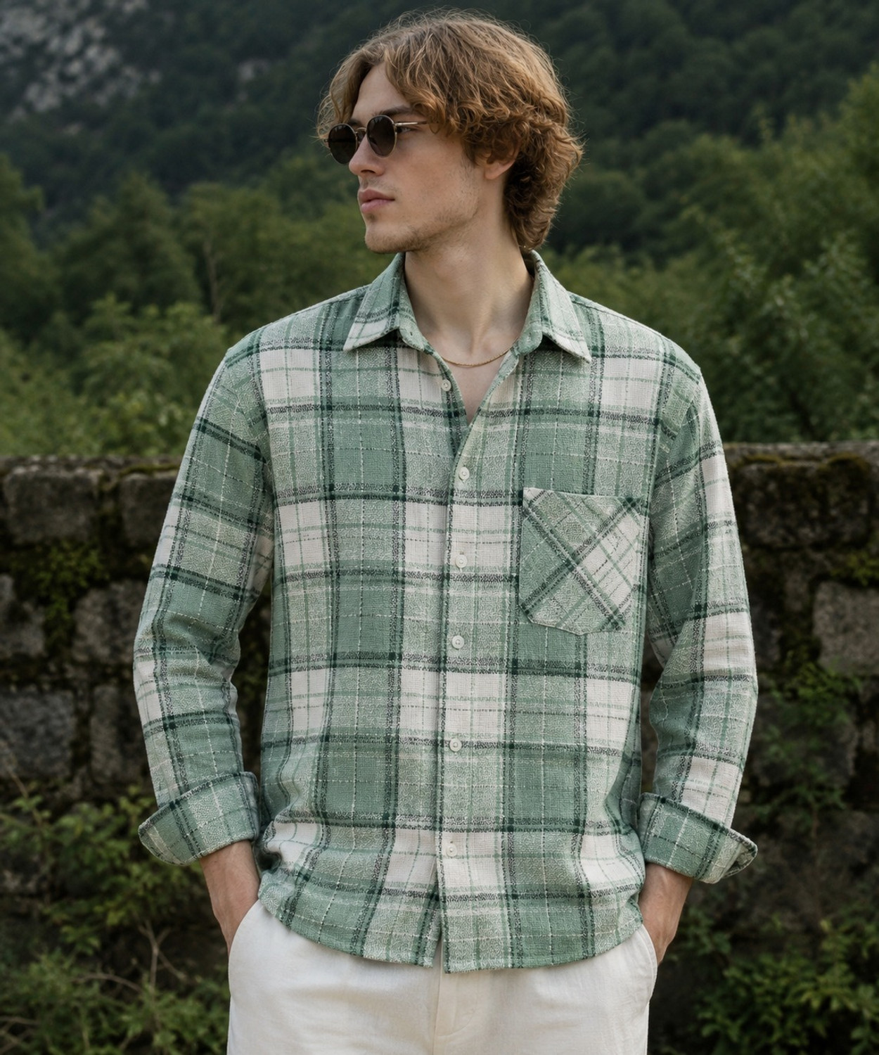 Image of METRONAUT Men Regular Fit Solid Spread Collar Casual Shirt