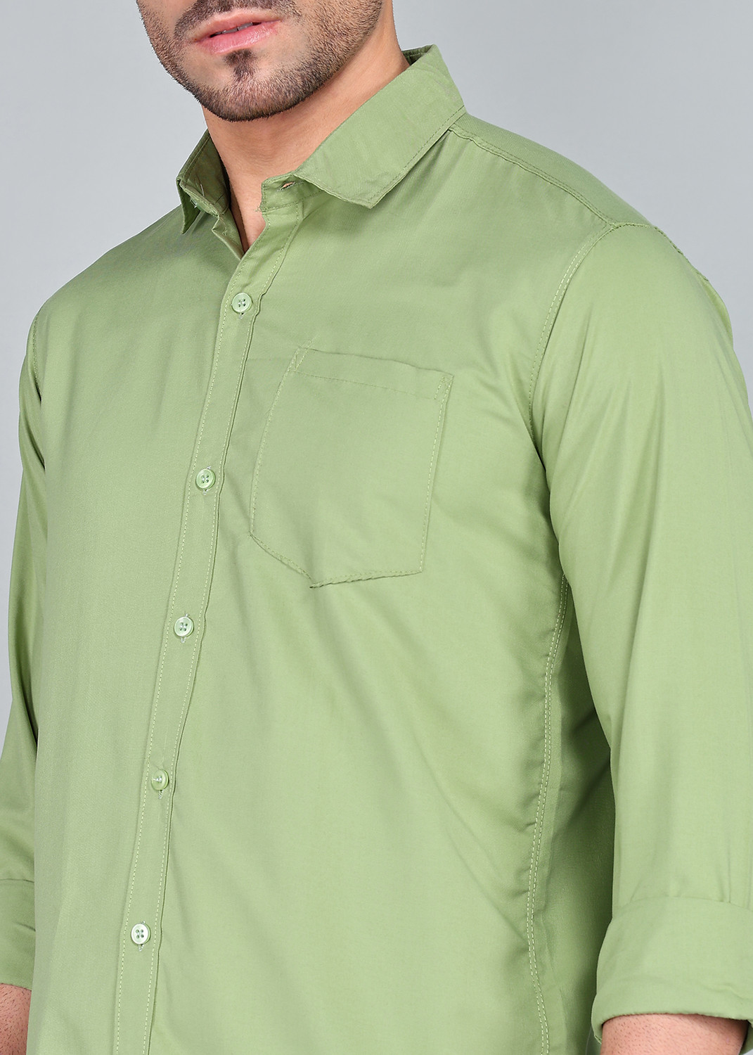 Image of youth first Men Regular Fit Solid Spread Collar Casual Shirt (Pack of 2)