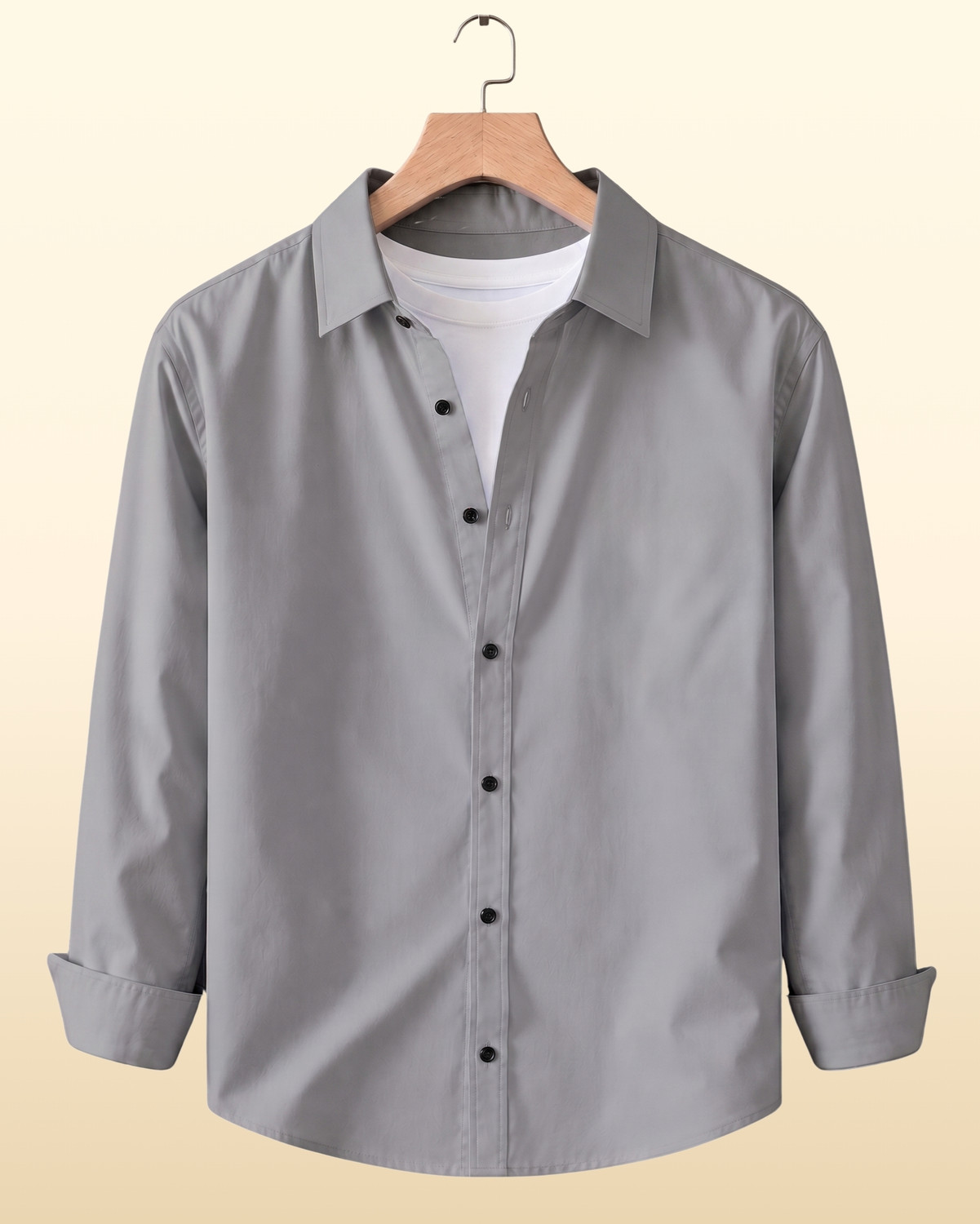 Image of Colix Men Regular Fit Solid Spread Collar Casual Shirt (Pack of 3)