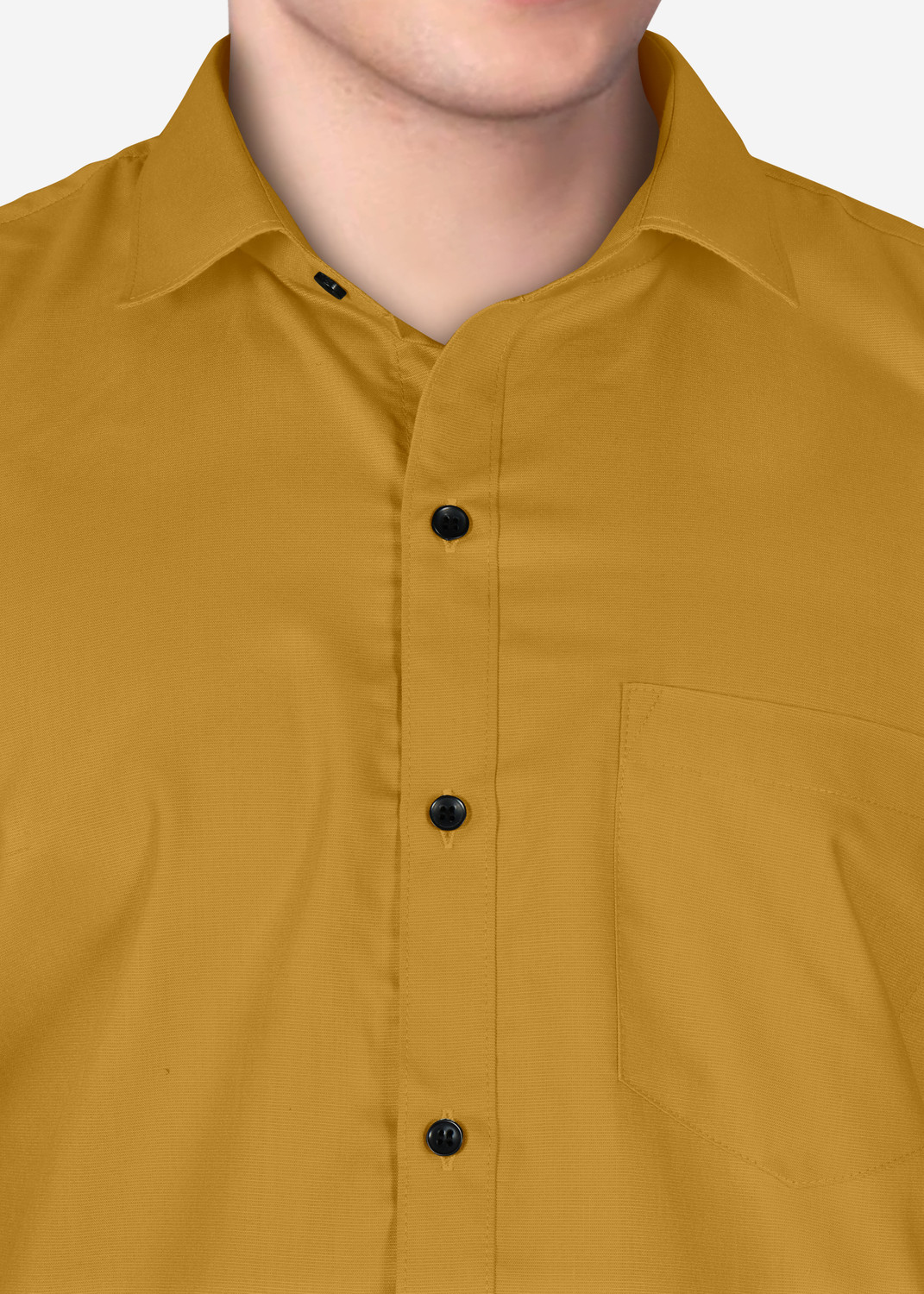 Image of FIBERMILL Men Slim Fit Solid Formal Shirt