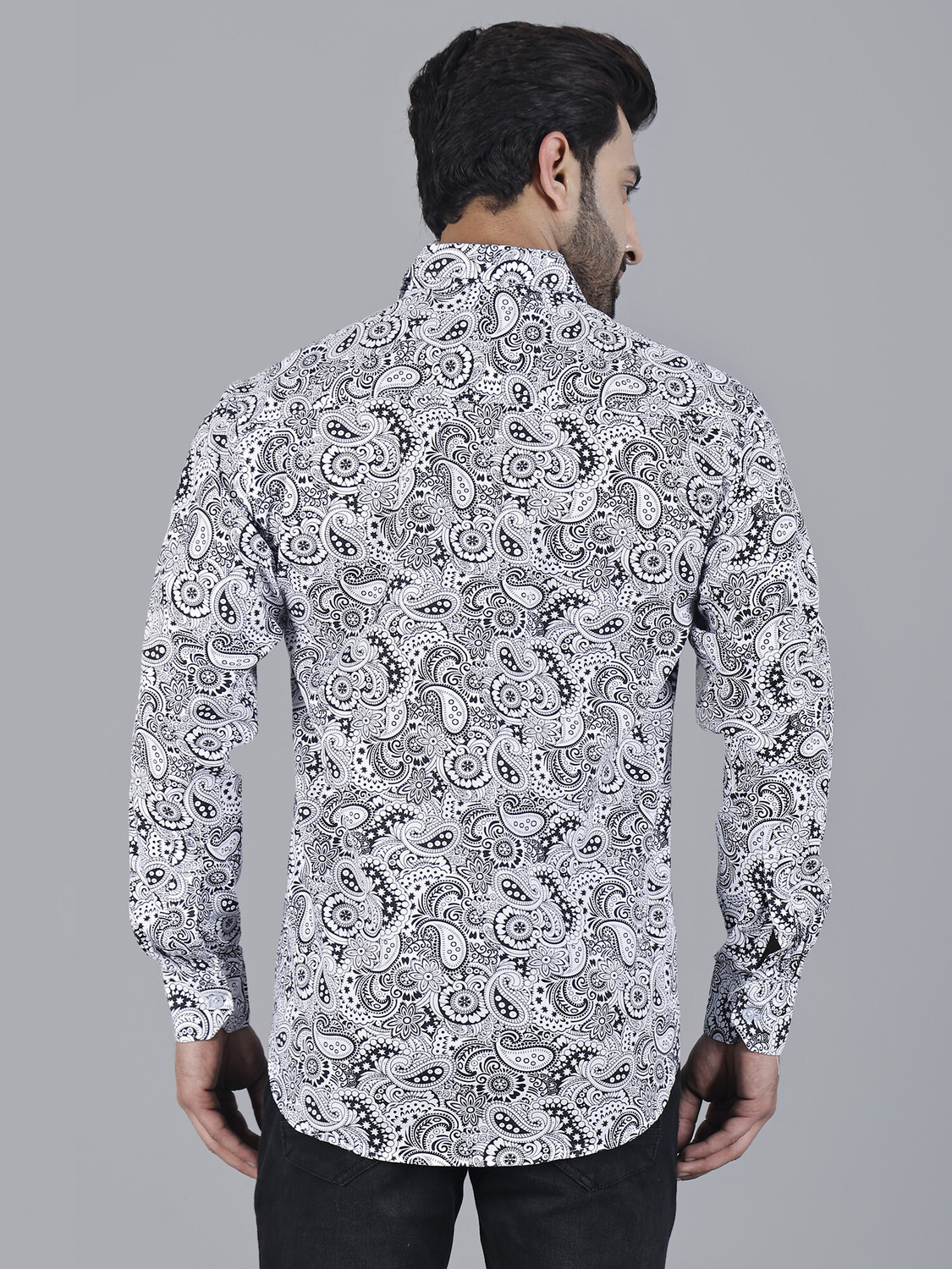 Image of shardha enterprise Men Regular Fit Printed Spread Collar Casual Shirt