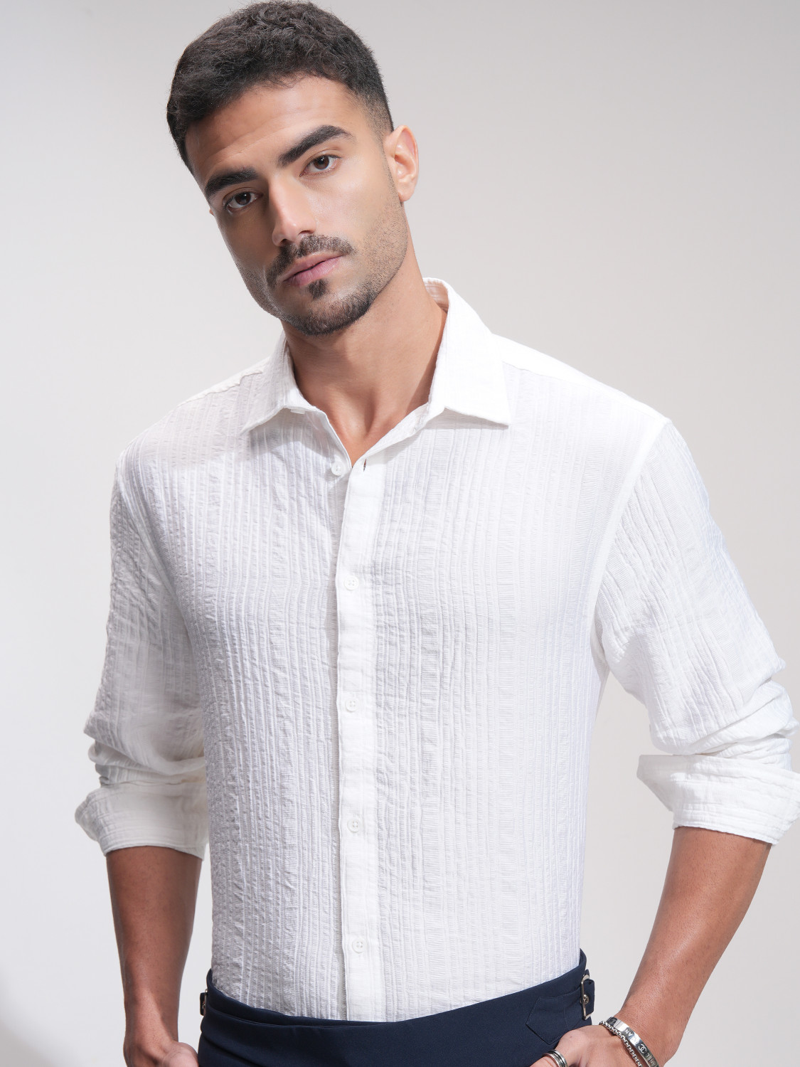HIGHLANDER Men Relaxed Fit Casual Shirt - Image 1