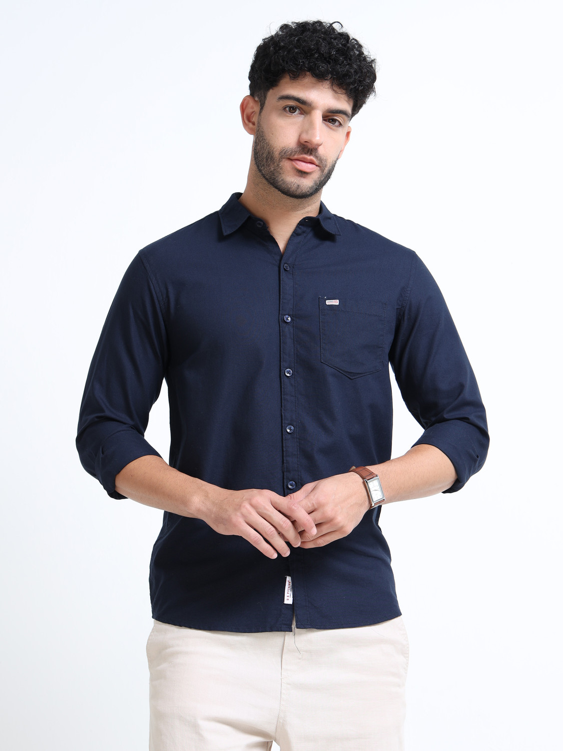 U.S. Pitchers Men Slim Fit Casual Shirt - Image 1