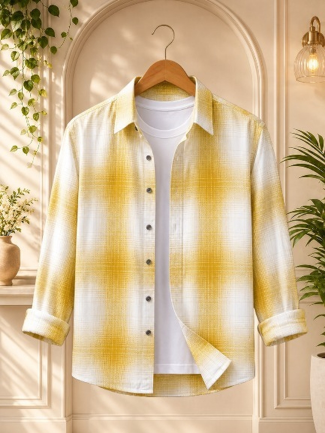 Black Deer Men Checkered Multicolor Shirt - Image 4