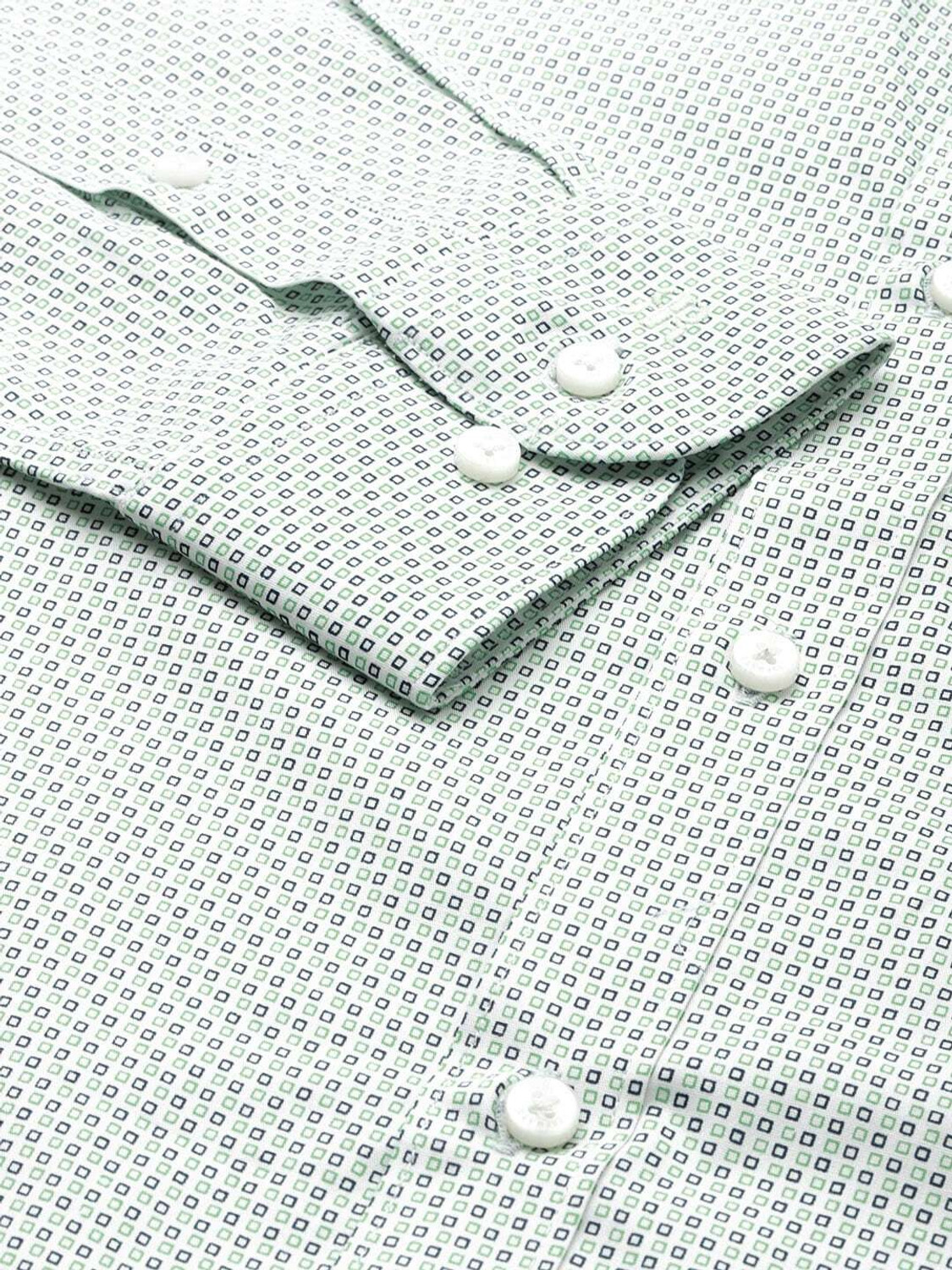 Image of Raymond Men Slim Fit Printed Formal Shirt