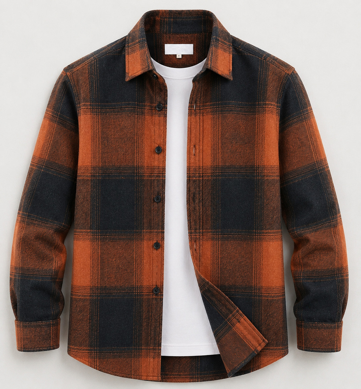 DIMMY Men Regular Fit Checkered Spread Collar Shirt - Image 1