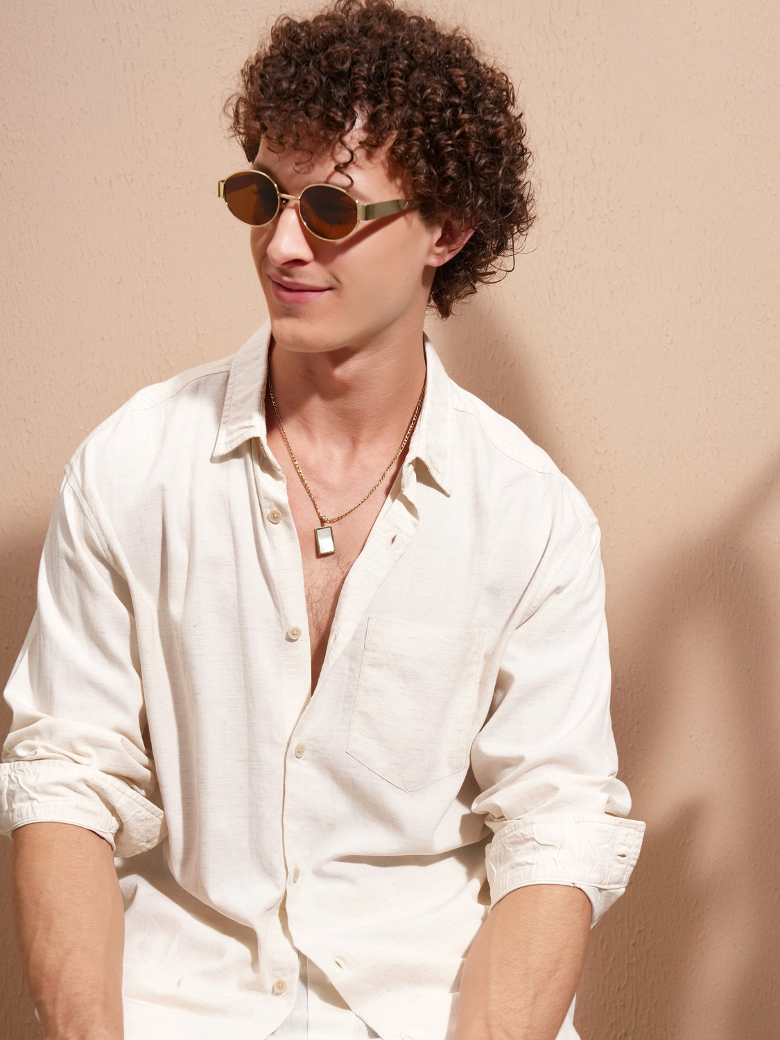 HIGHLANDER Men Relaxed Fit Casual Shirt - Image 1
