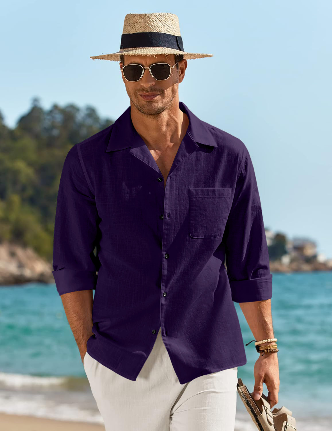 Image of bellstone Men Regular Fit Solid Spread Collar Casual Shirt