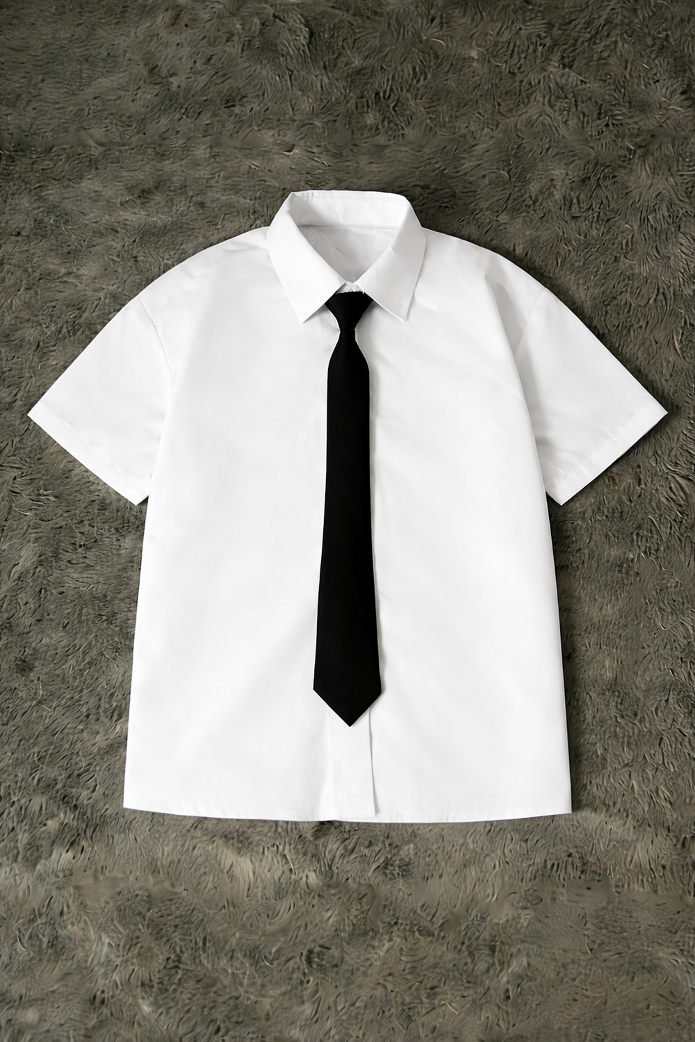 Image of SHABIB Men Relaxed Fit Solid Spread Collar Casual Shirt