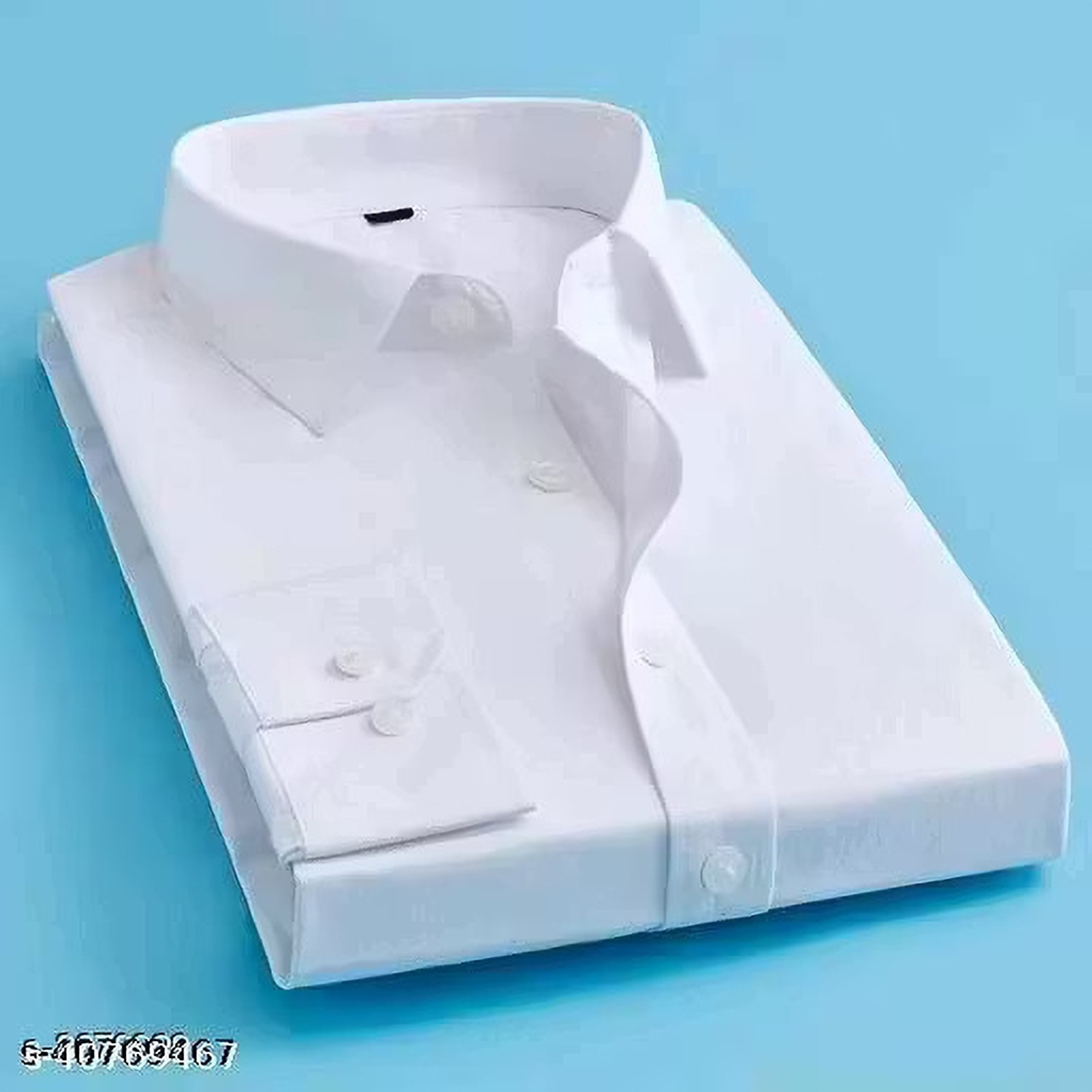 Image of THE BEAR HOUSE Men Slim Fit Solid Spread Collar Casual Shirt