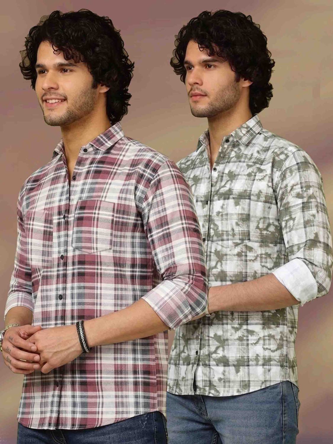Image of METRONAUT Men Regular Fit Solid Spread Collar Casual Shirt