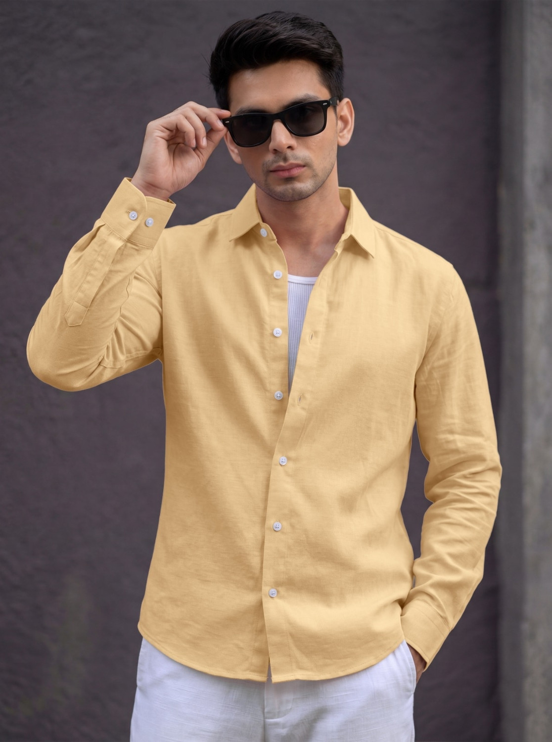 Image of Roadster Men Slim Fit Checkered Spread Collar Casual Shirt