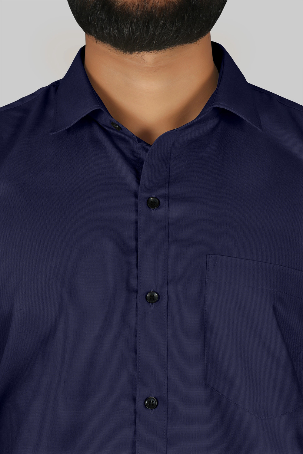 Image of FIBERMILL Men Slim Fit Solid Formal Shirt