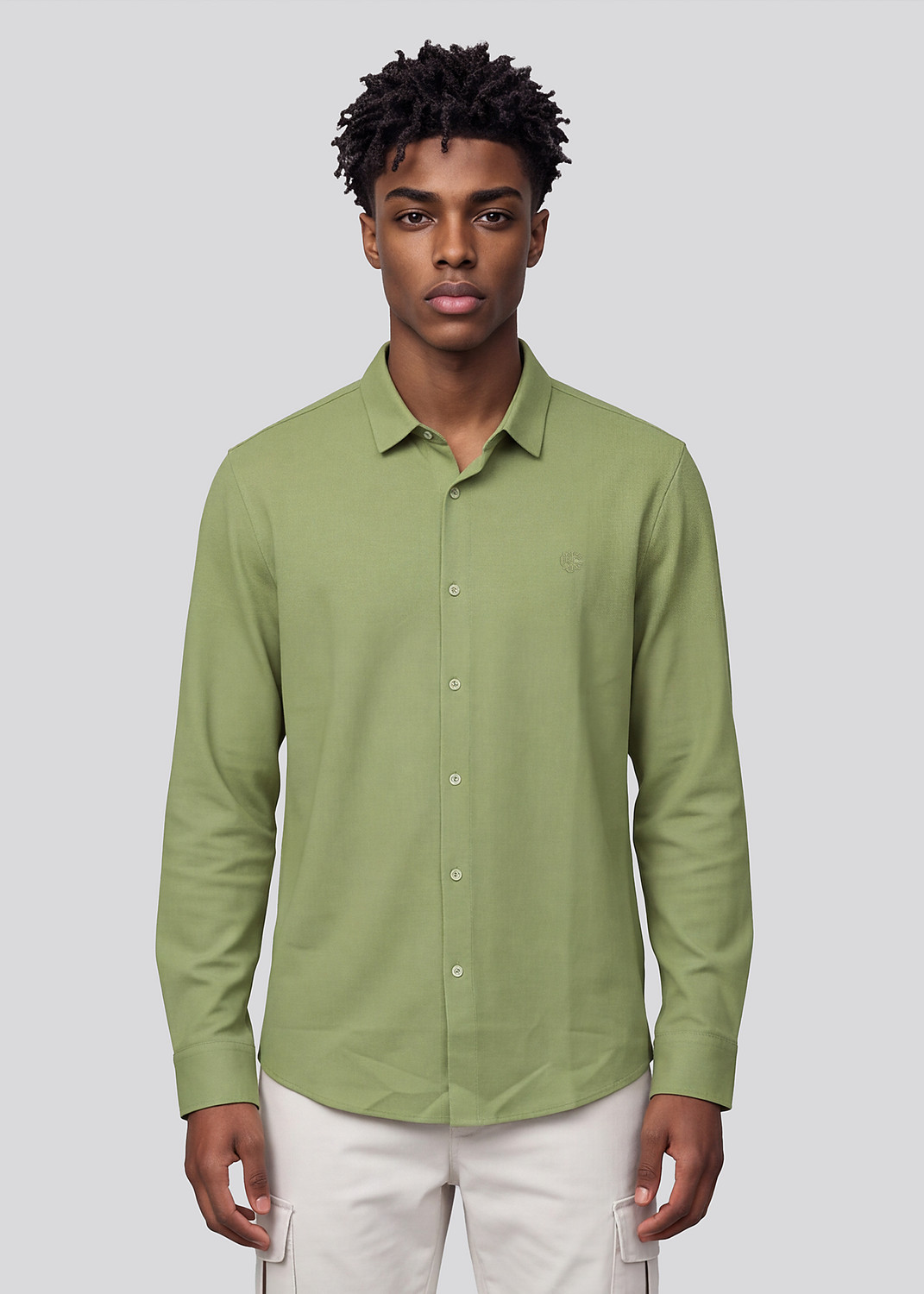 KILLER Men Slim Fit Solid Casual Shirt - Image 1