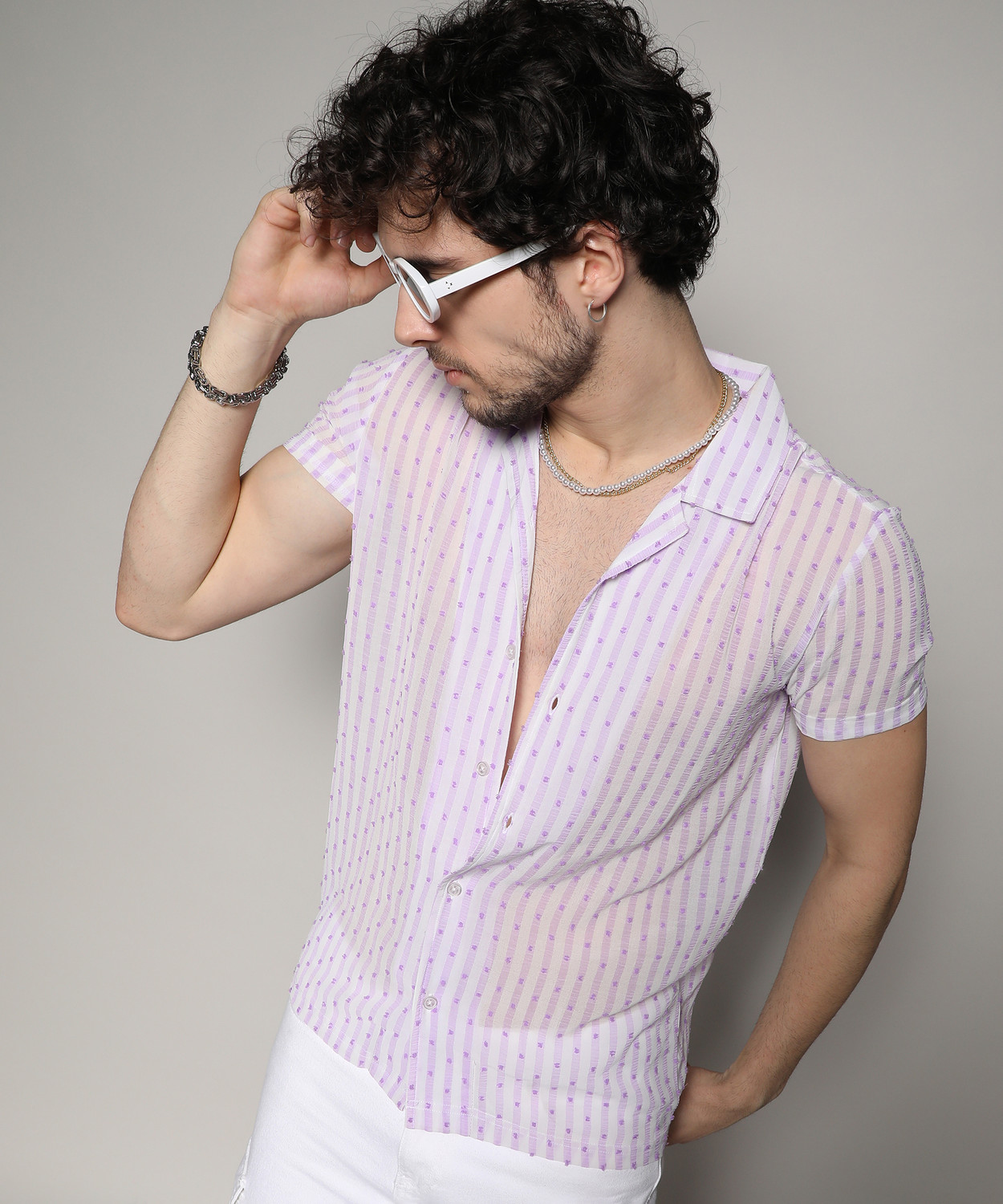 Image of CAMPUS SUTRA Men Regular Fit Printed Spread Collar Casual Shirt